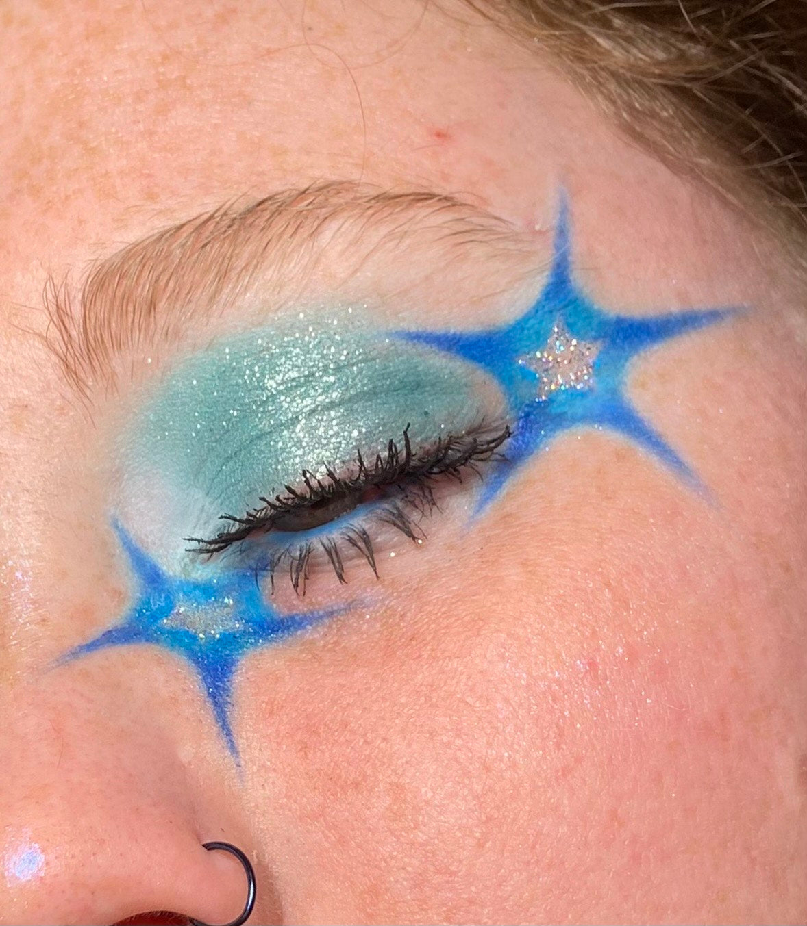 Teal Biodegradable Glitter Eyeshadow