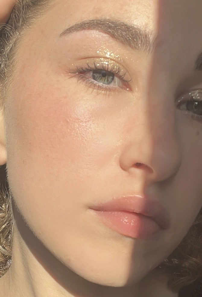 Gold Biodegradable Glitter Eyeshadow
