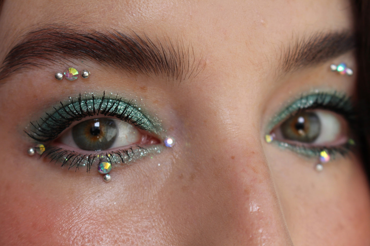 Teal Biodegradable Glitter Eyeshadow