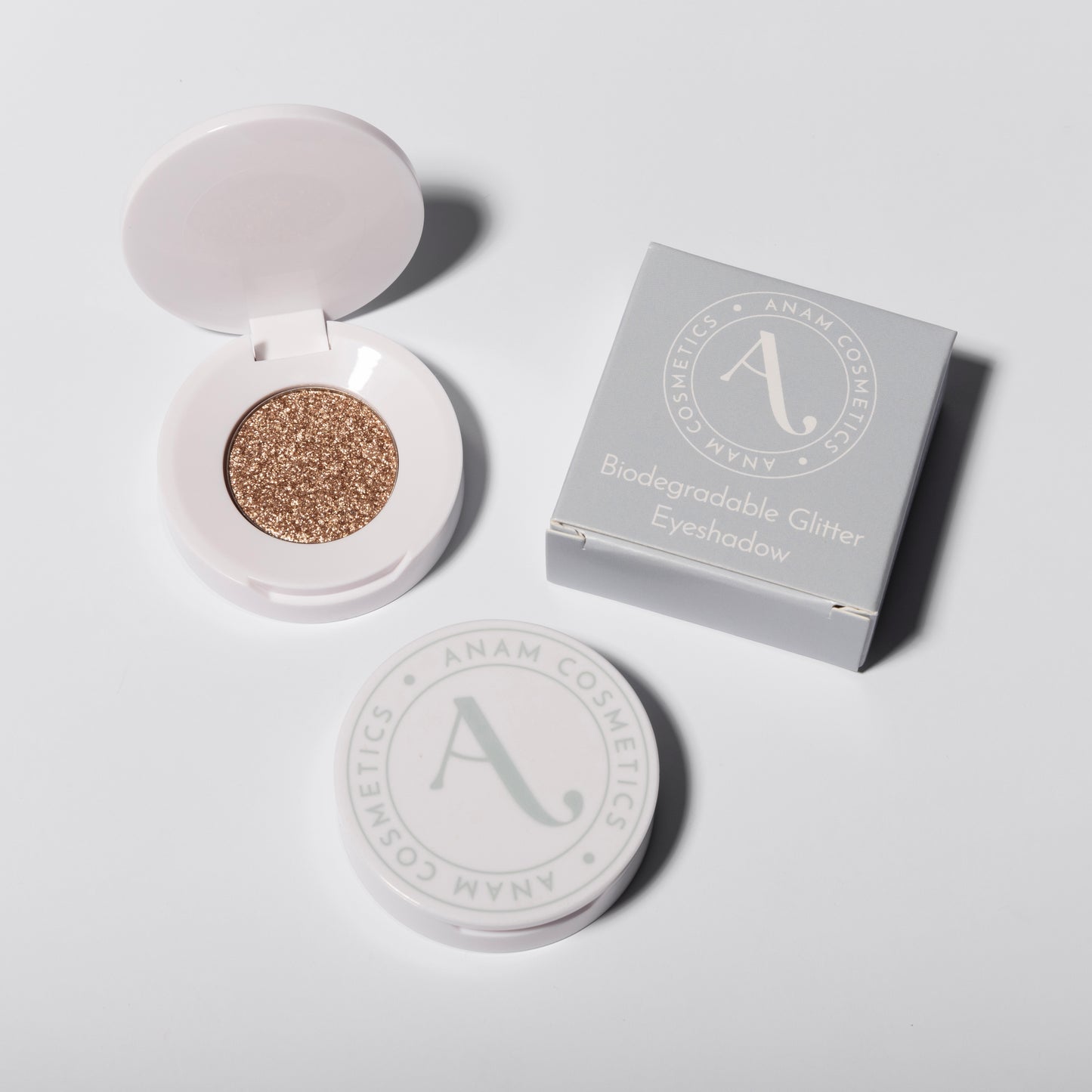 Taupe Biodegradable Glitter Eyeshadow